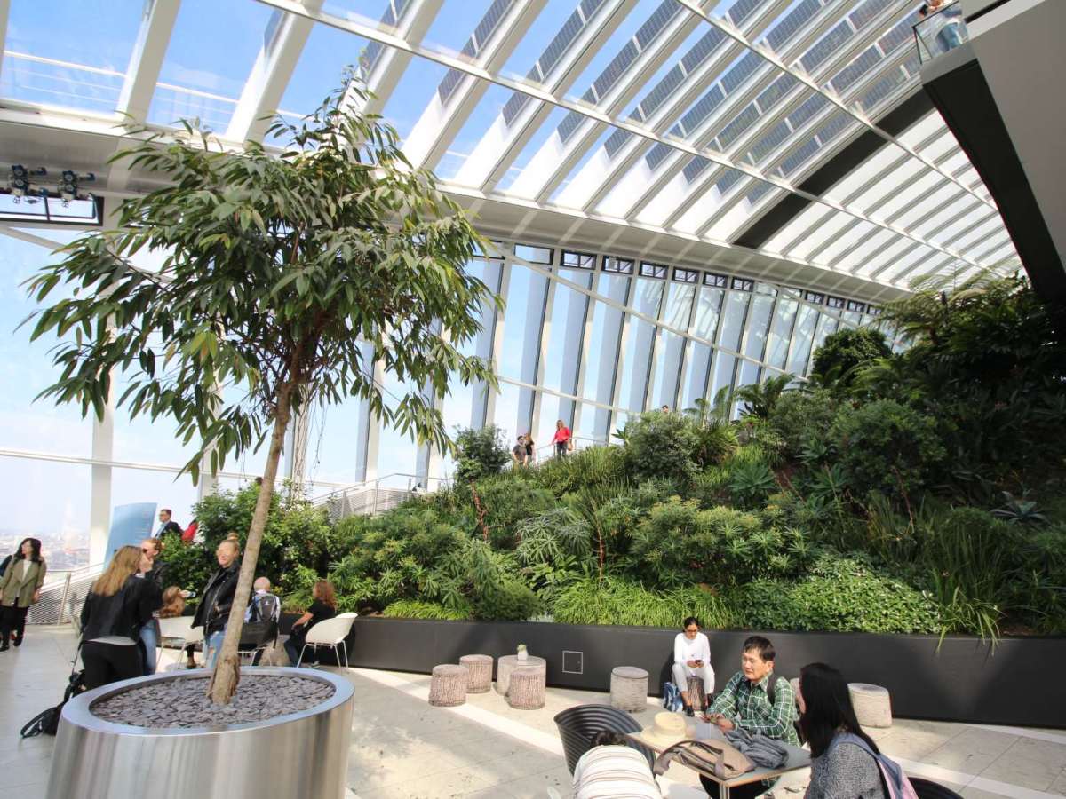 Über den Dächern Londons – Sky Garden