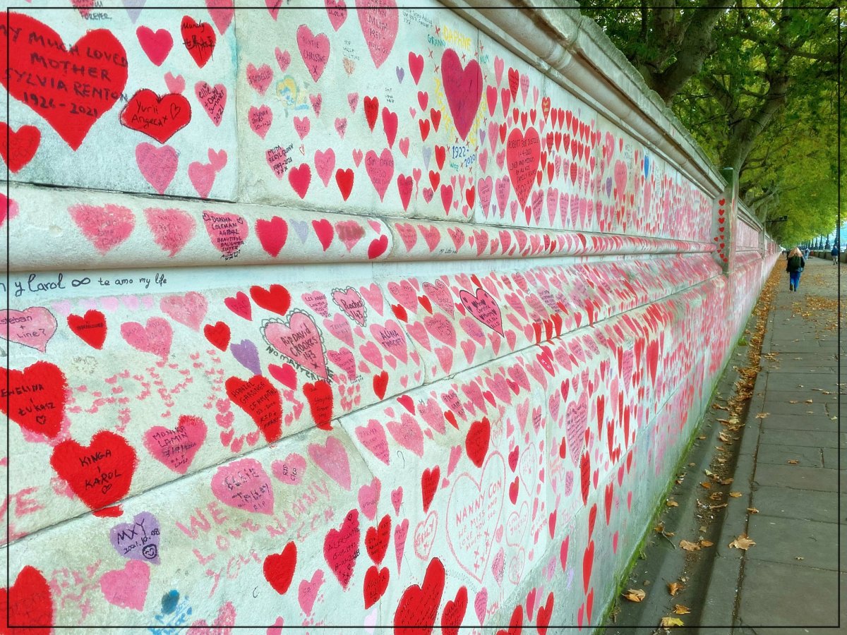 National Covid Memorial Wall – Andenken an die Corona-Verstorbenen